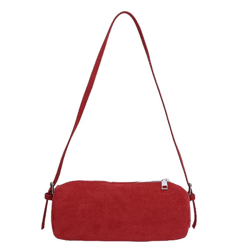 SOERA Beatrice Suede Pillow Hobo Bag - Bag - SOERA-894979-RED-22-56803 Red