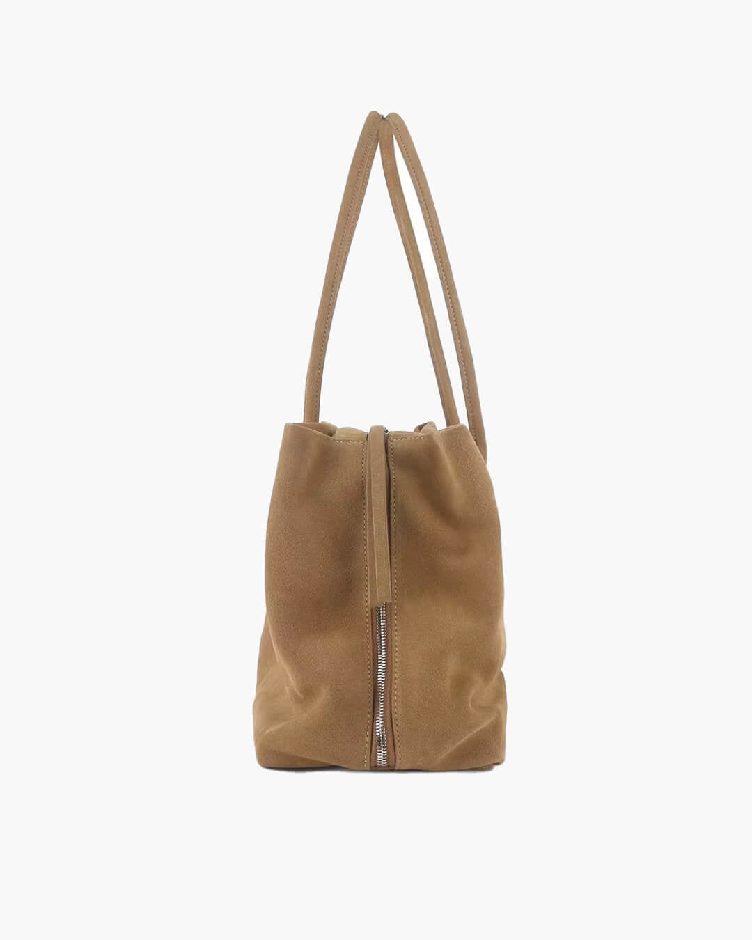 SOERA Carly Frosted Suede Tote Bag - Bag - SOERA-325059-SUE-40-56867 Coffee 40 x 17 x 25 cm