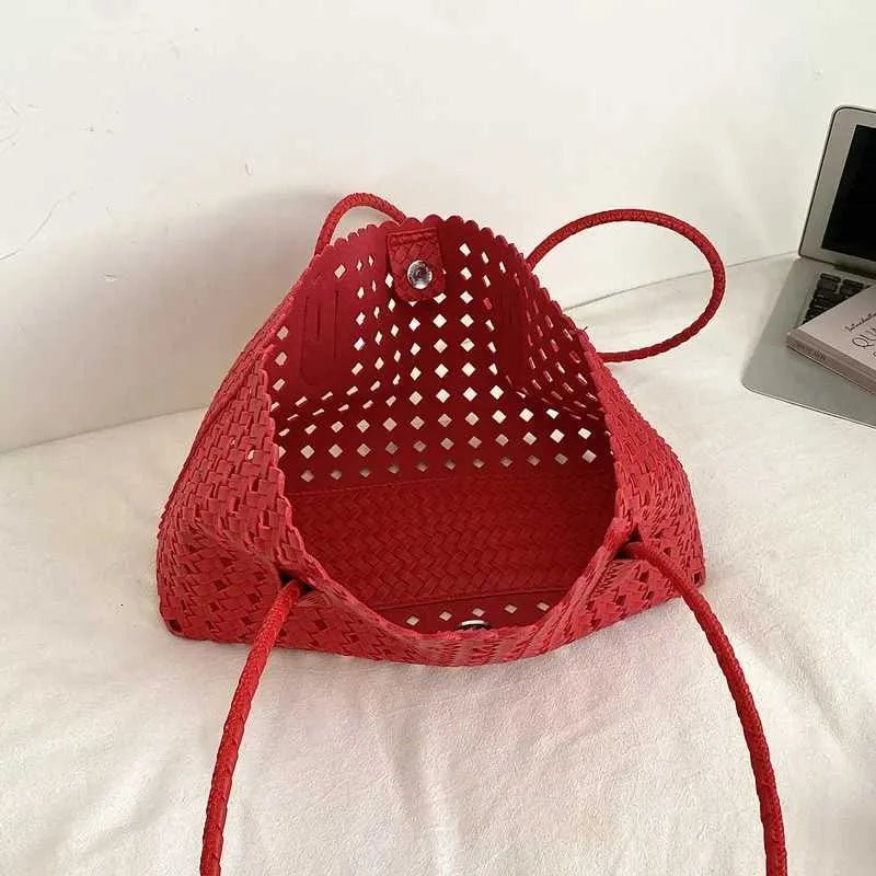 SOERA Stella Woven Shoulder Bag - Bag - SOERA-045315-RED-OS-55907 Red