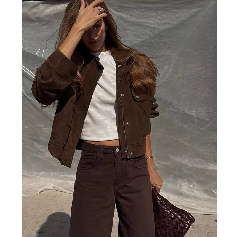 SOERA Sienna Faux Suede Jacket - Coats & Jackets - 1005009941377550-;hl1773374039270381570 XS