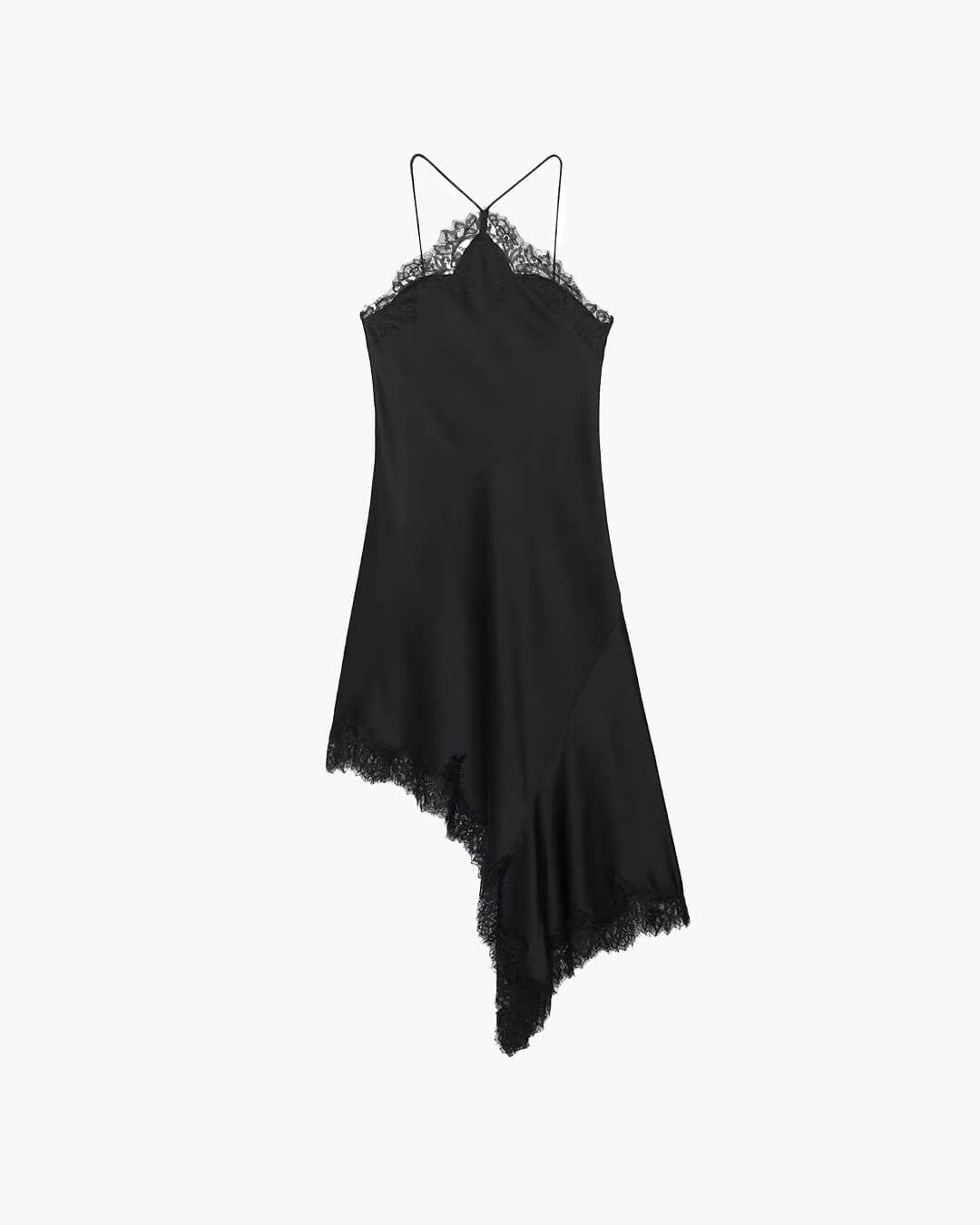 SOERA Celeste Off - Shoulder Lace Midi Dress - Dress - Black XS