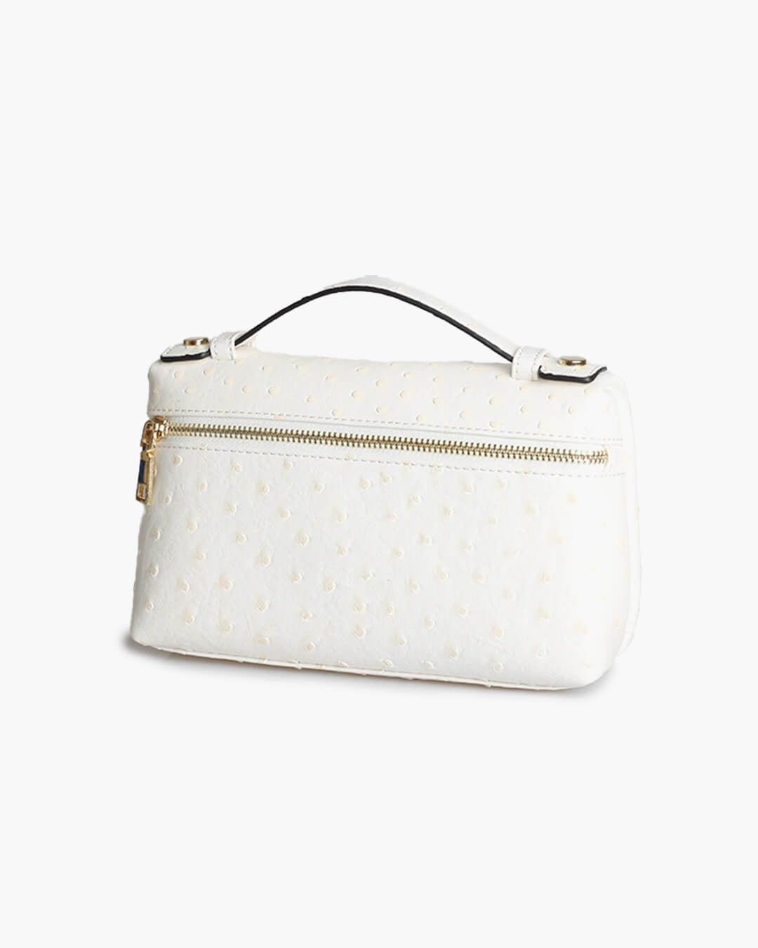 SOERA Bianca Ostrich Pattern Bag - Handbags - White