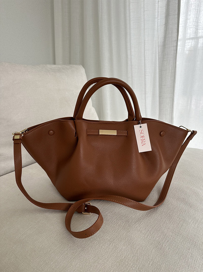 SOERA Melanie Vegan Leather Bag - Handbags - Soera-Melanie-leather-bag/lightbrown Light Brown
