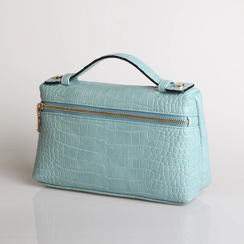 SOERA Minerva Crocodile Pattern Clutch Bag - Handbags - Pink