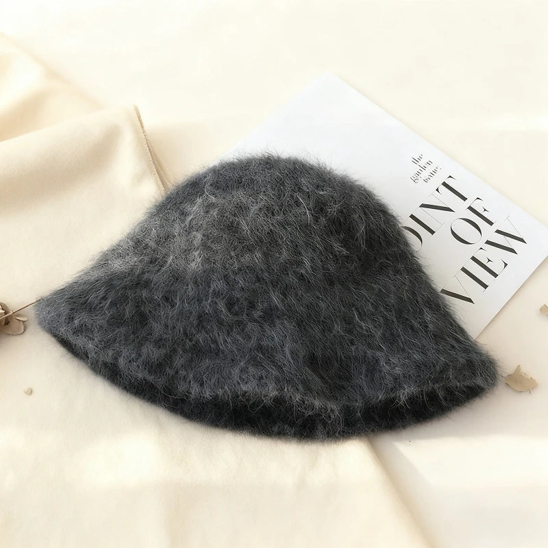 SOERA Kyla Fuzzy Bucket Hat - Hats - 3256809928680127-;ww1764102178339560780 Brown