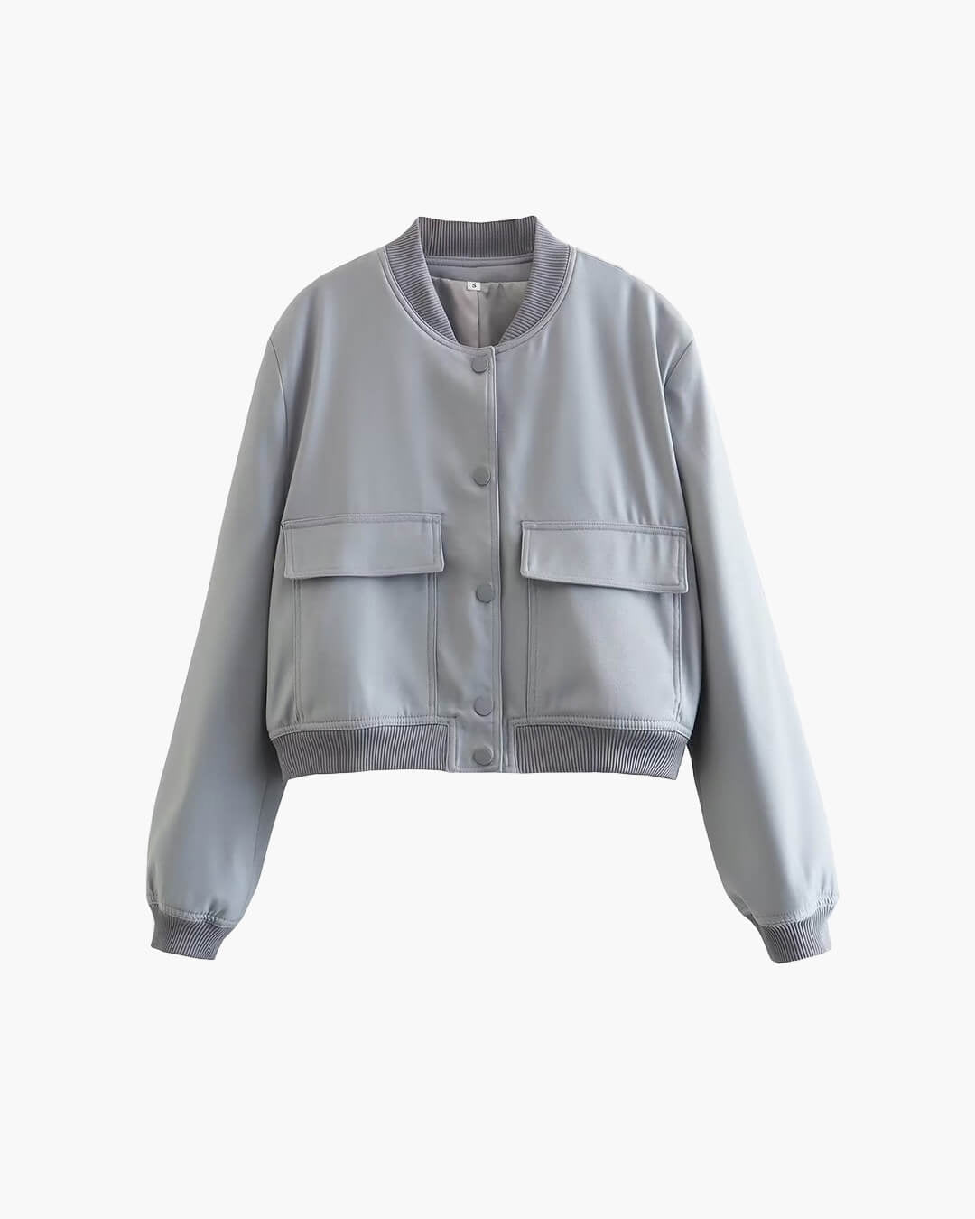 SOERA Fabienne Bomber Jacket - Jacket - SOERA-336067-ASH-S-28675 Ash Gray S