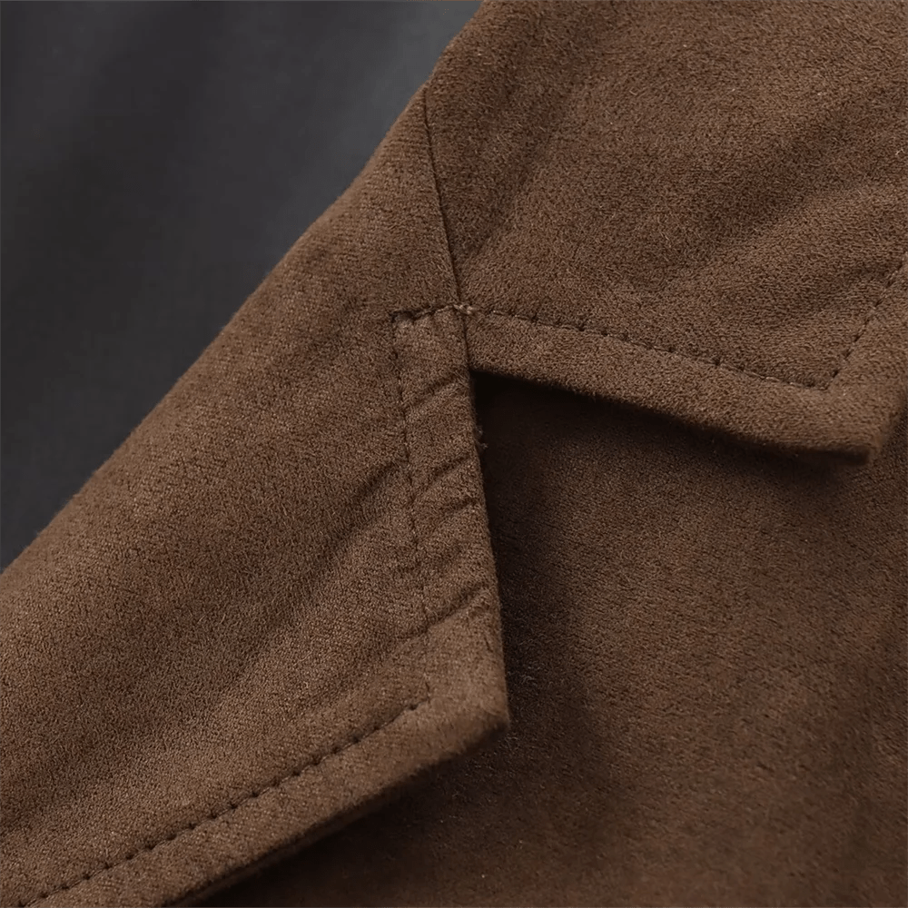 SOERA Amara Suede Coat - jackets - 3256807640048237-;Au1758778405896466219 Brown XS