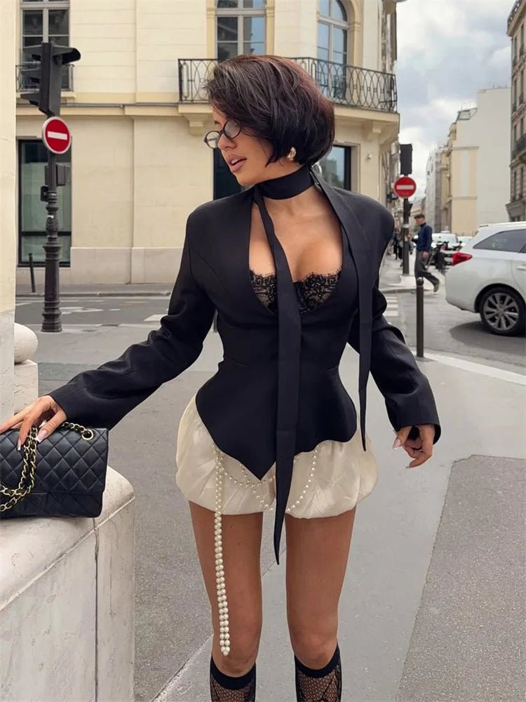 SOERA Angelina Blazer - Jackets - 1005010034759358-;Kw1774012026330666002 Black M