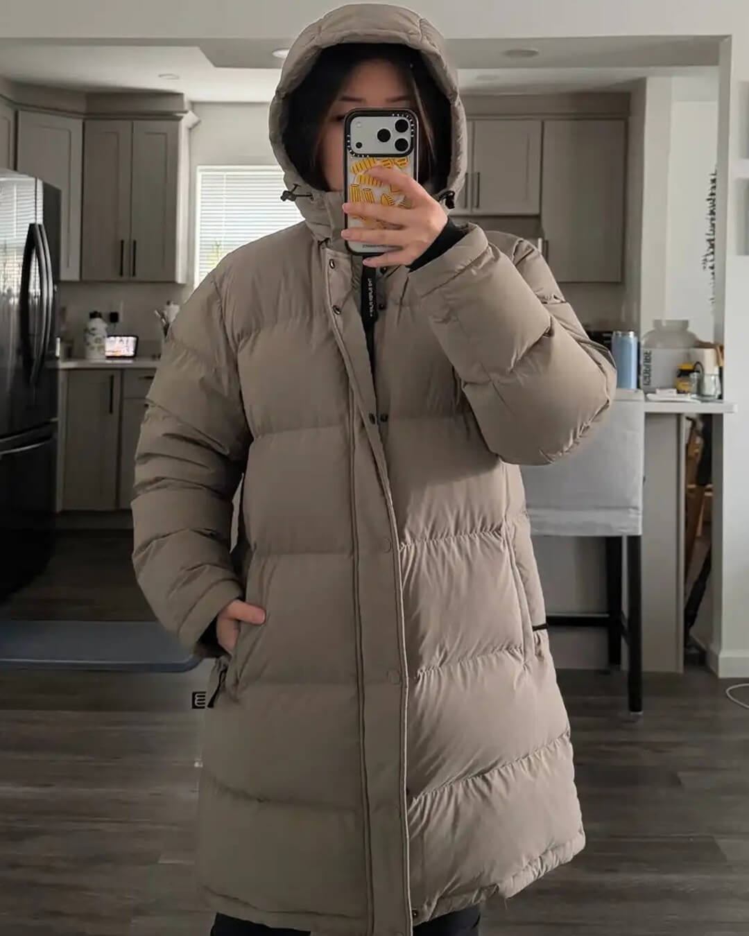 SOERA Carlyn Hooded Parka Jacket - Jackets - Brown S