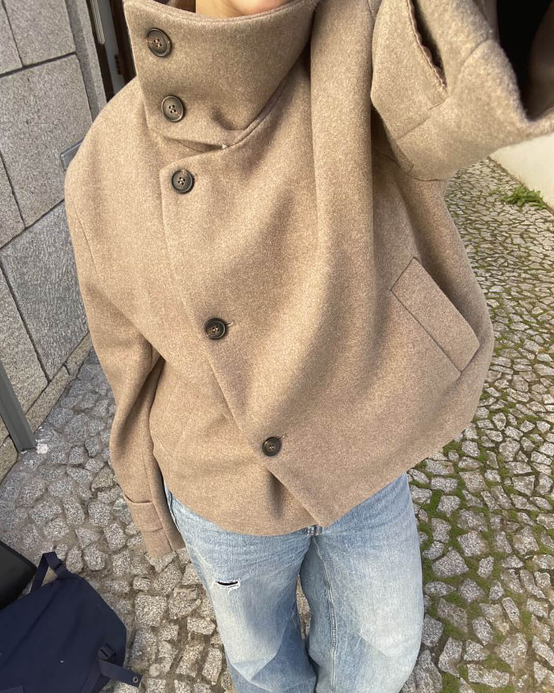 SOERA Ramona Jacket with Stand Collar - jackets - Beige L