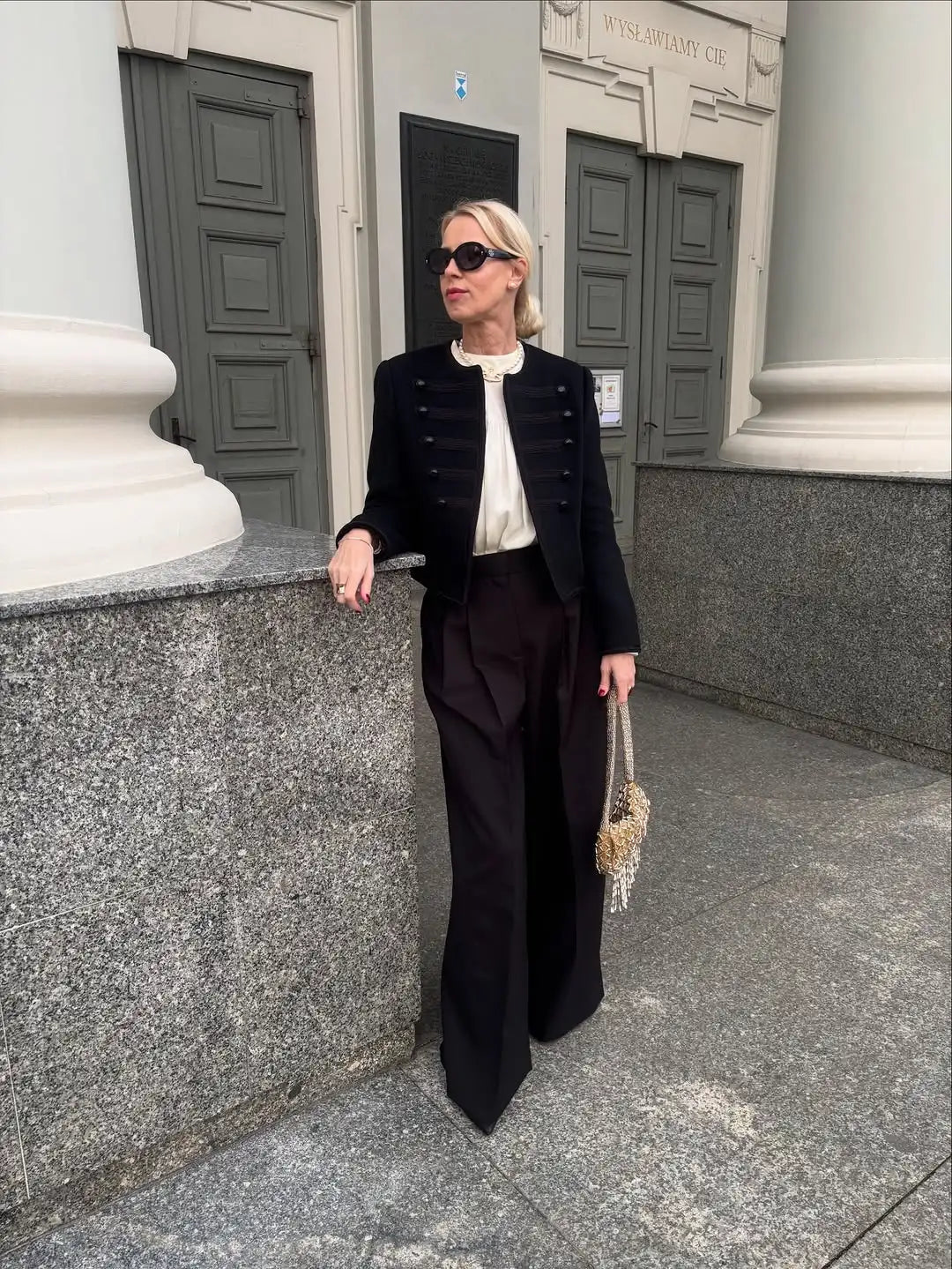 SOERA Sheila Black Napoleon Jacket - Jackets - 1005010793303711-;PC1770053333499039430 S