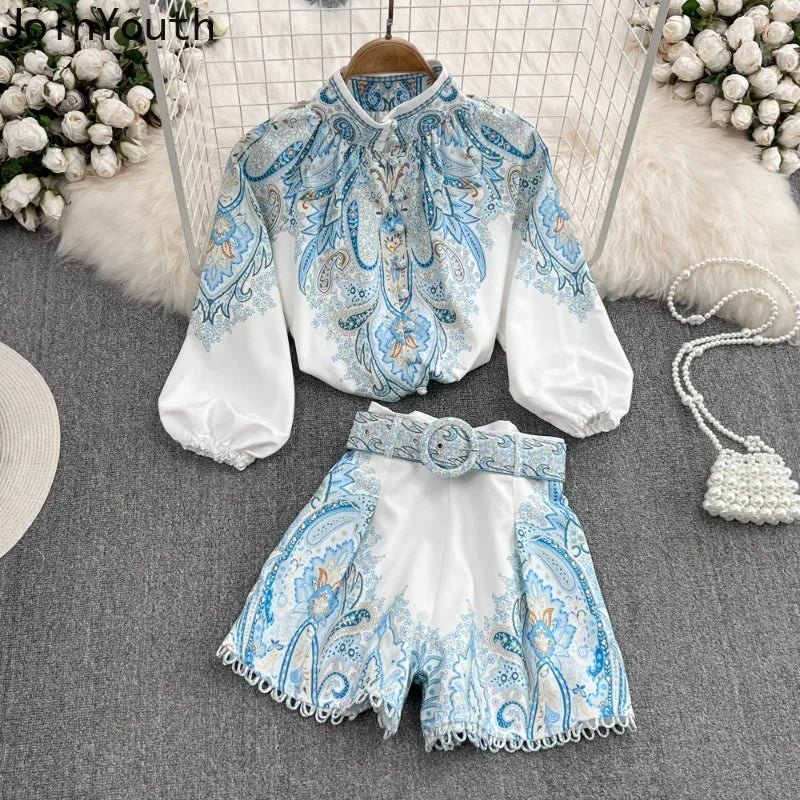 SOERA Bella Vintage Floral Two - Piece Set - Matching Sets - Set S