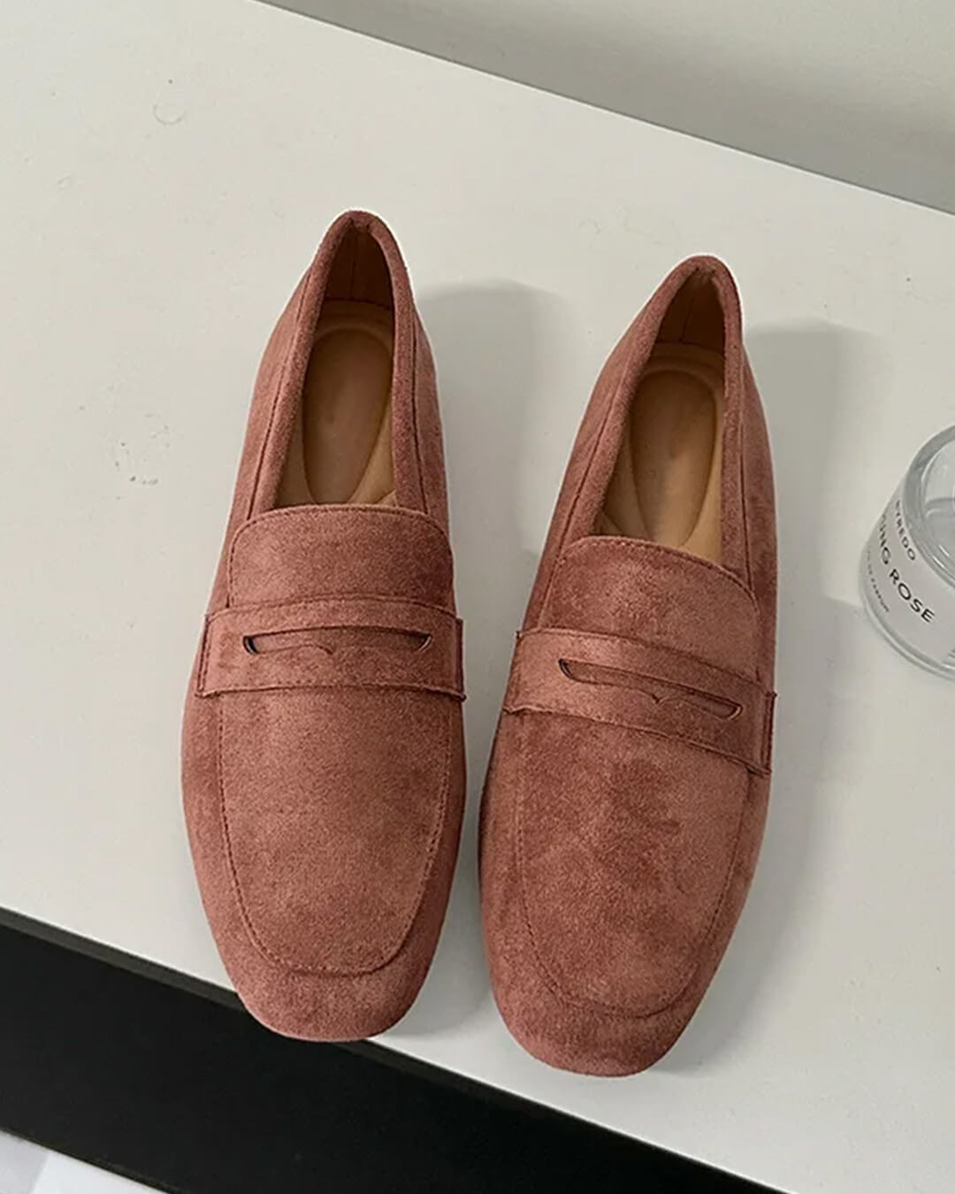 SOERA Bianca Suede Slip - On Loafers - Shoes - Brown 34