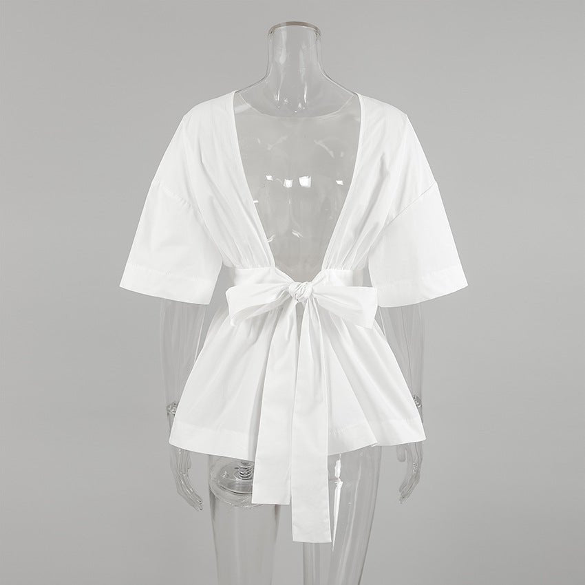 SOERA Clarisse White Tuco Top - Tops - np1770344797578428102 M