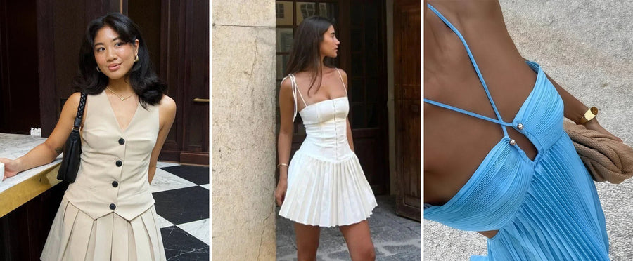 The Pleat: How One Detail Is Rewriting Summer Dressing