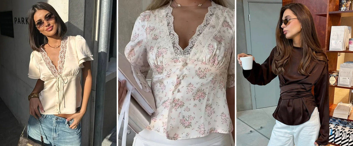 The Silk-Blend Blouse: Dressing Up Your Autumn Basics - SOERA