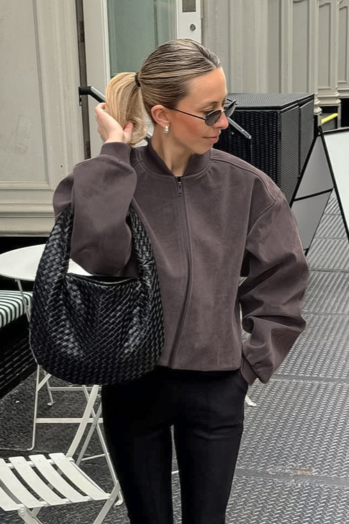 Ilse zamszowy bomber