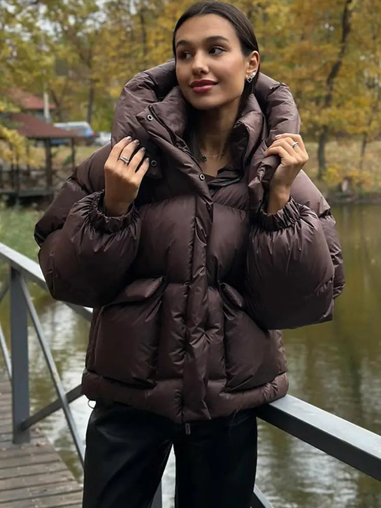 Jennifer Hooded Puffer Jacket 0