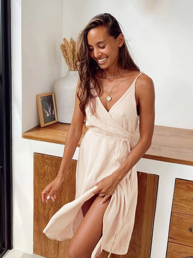 Bianca Spaghetti Strap Summer Dress