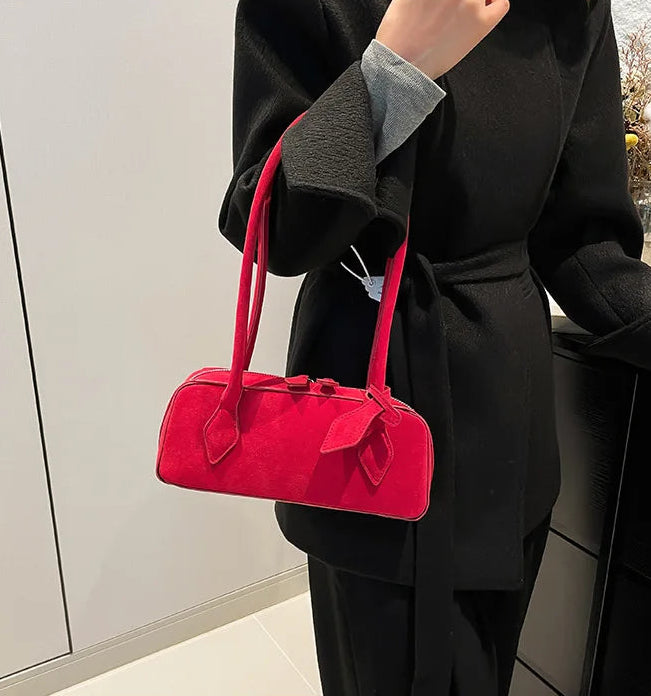 Zamszowa torba na ramię Rebecca