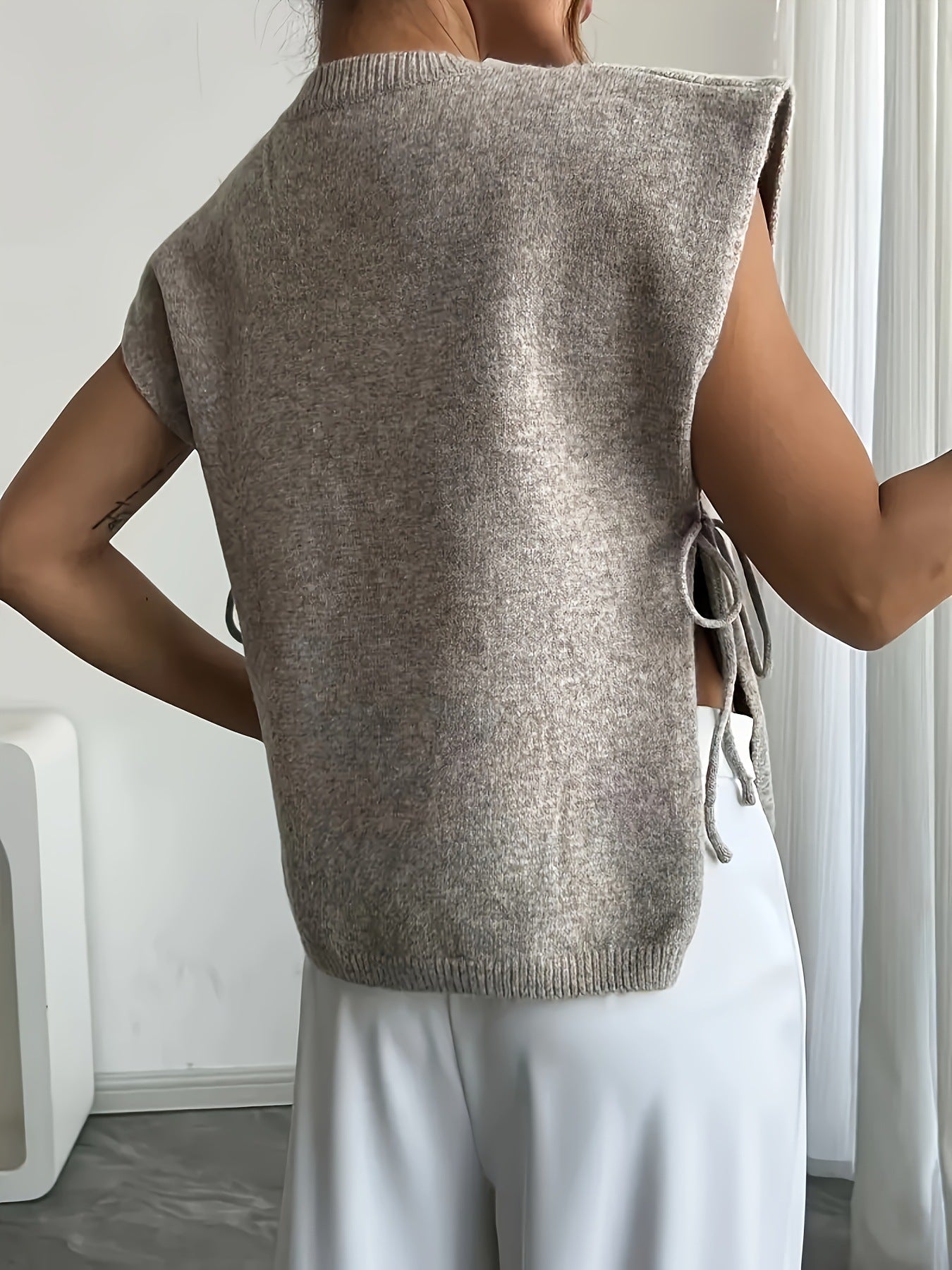 Soera Clara Side Tie Knitted Top 