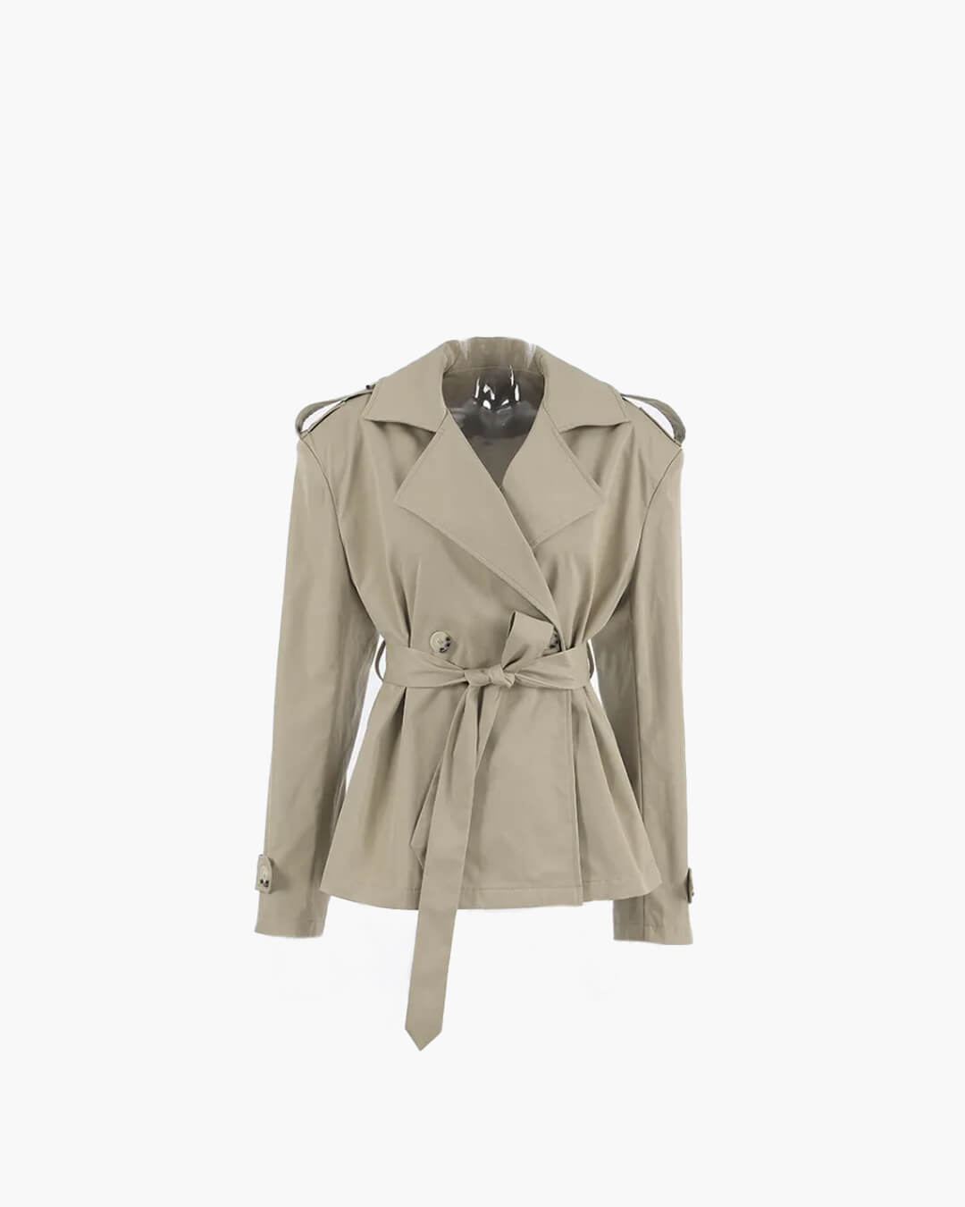 Soera Eleanor Crop Trench Coat 