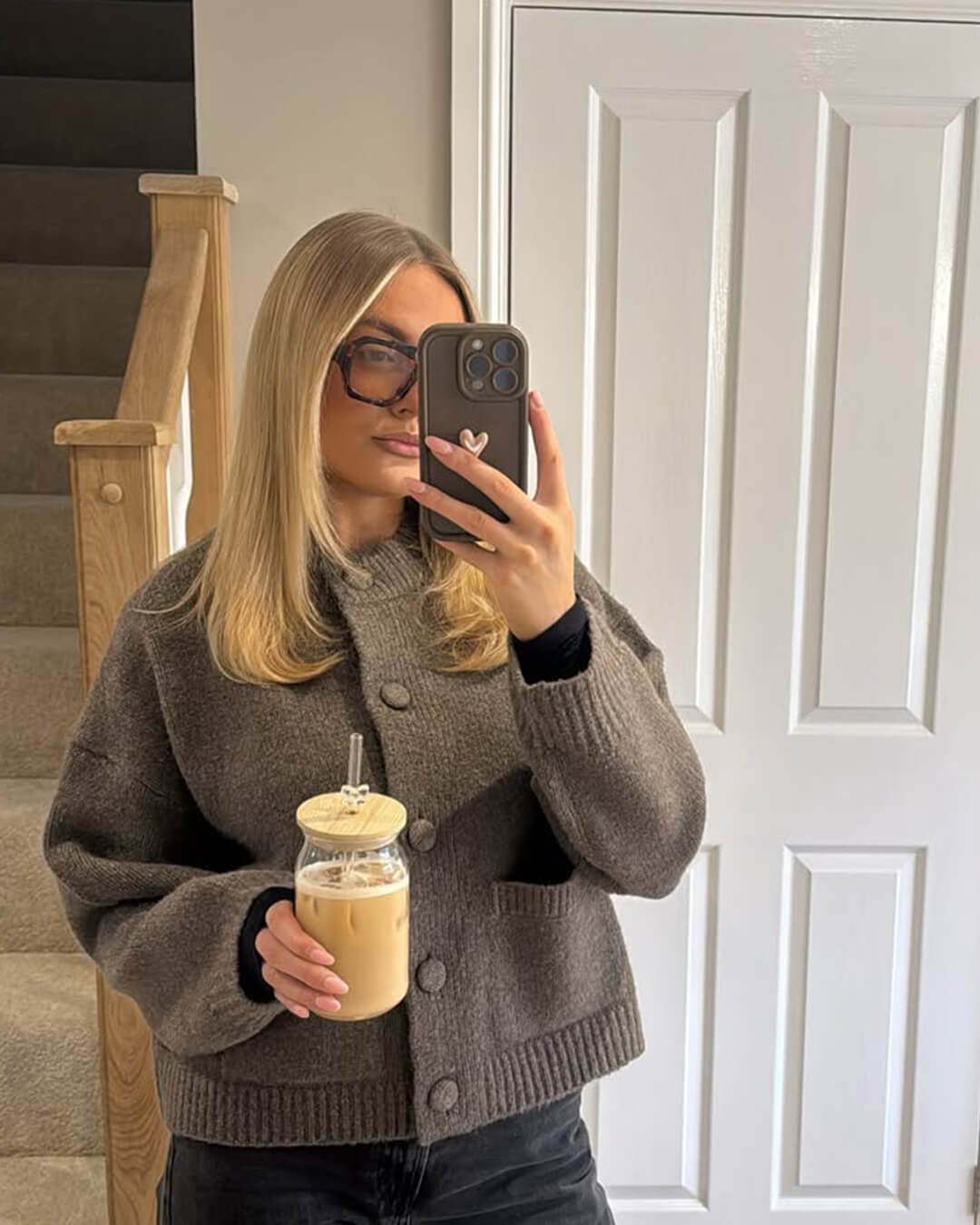 Soera Nessa Thick Knitted Cardigan 