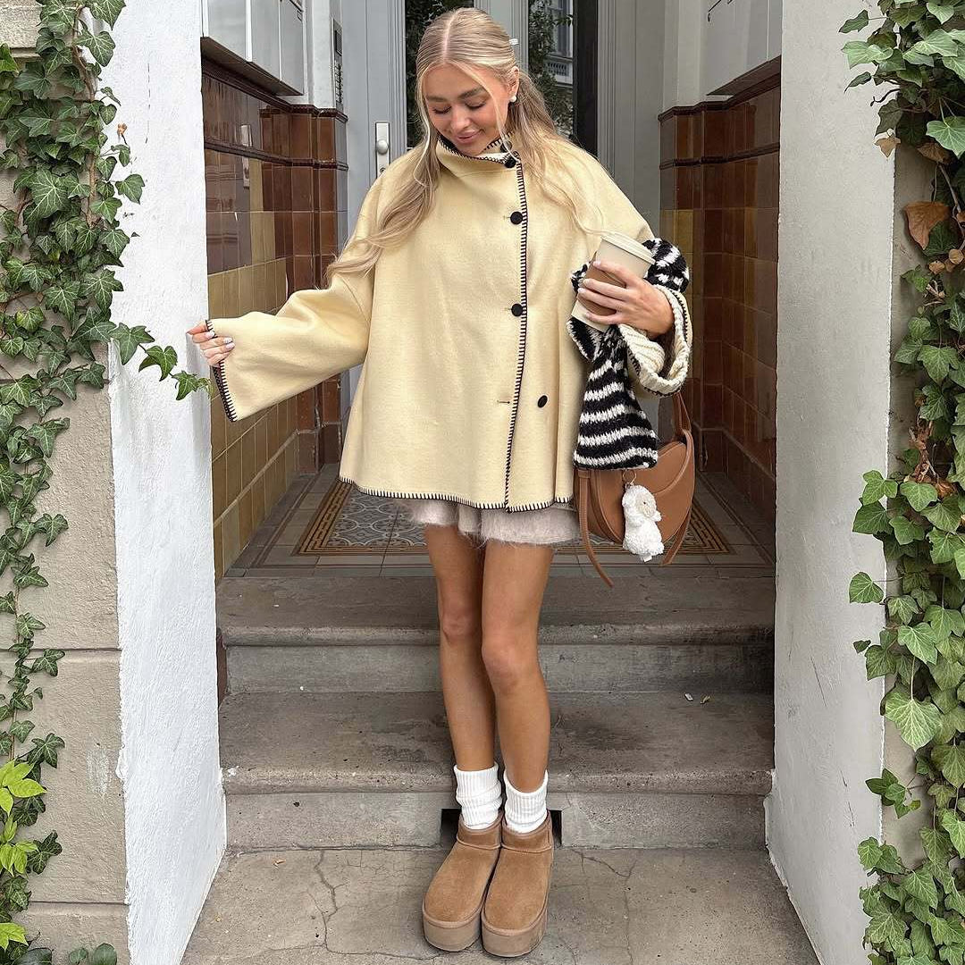 Stylish Women's Wool Jacket - Warm, Cozy Outerwear for All Occasions 4