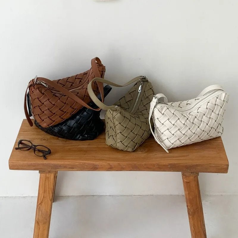 SOERA Angela Minimalist PU Hobo Shoulder Bag - Bag - SOERA-248579-WHI-OS-28771 White