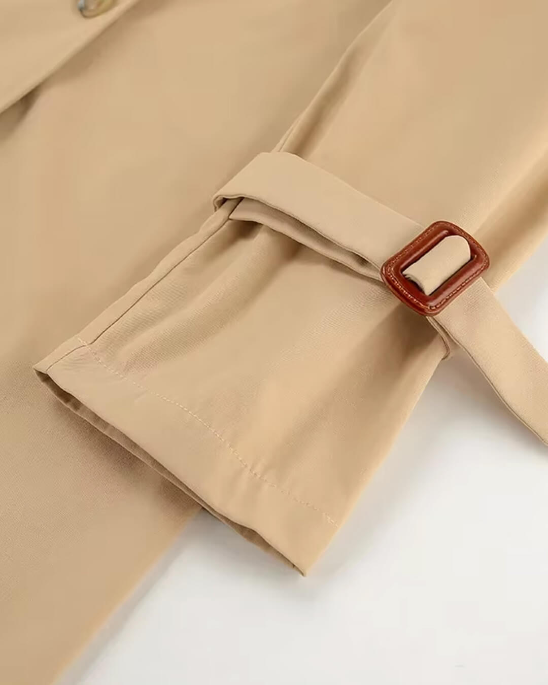 SOERA Melissa Classic Double Breasted Trench Coat - Coat - SOERA-332035-KHA-L-23395 Beige L