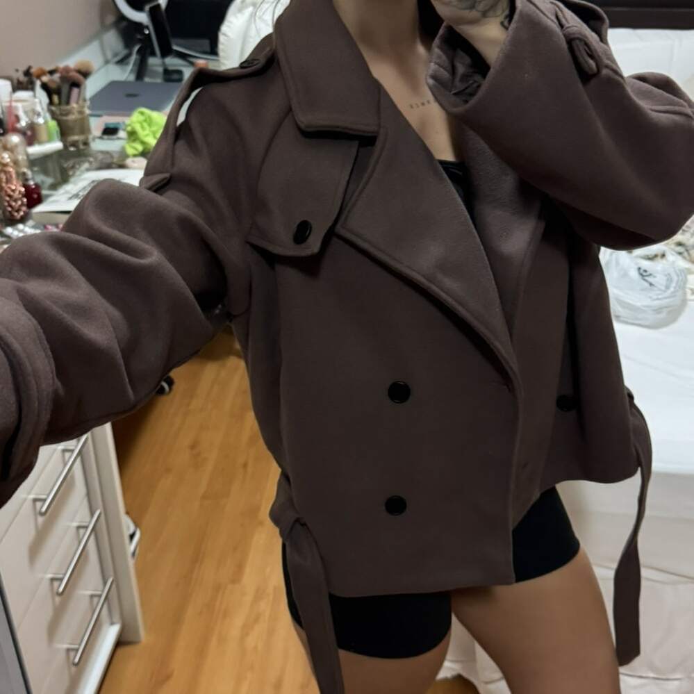 SOERA Sarah High Collared Coat - Coat - SOERA-559107-DEF-OS-87303 Brown M