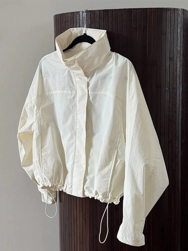 SOERA Bianca Waterproof Bomber Jacket - Coats & Jackets - SOERA-986499-WHI-M-95523 Ivory M