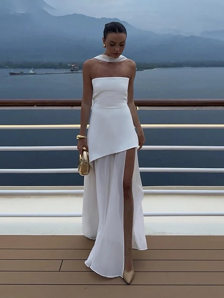 SOERA Astoria Strapless Bodice Maxi Dress - Dress -  White S