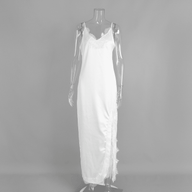 Sukienka maxi Ahlam z koronki typu halter
