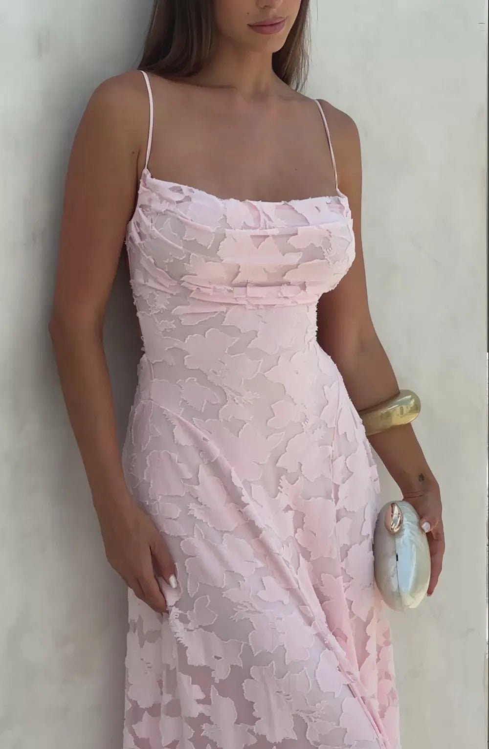 SOERA Brielle Sleeveless Floral Maxi Dress - Dresses - Dz1776061224037297589 Pink S