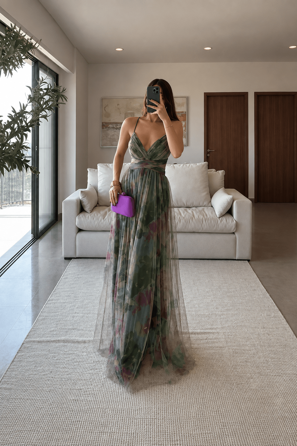 SOERA Dahlia Floral Tulle Maxi Dress - Dresses - LL1776054847428500277 Green S