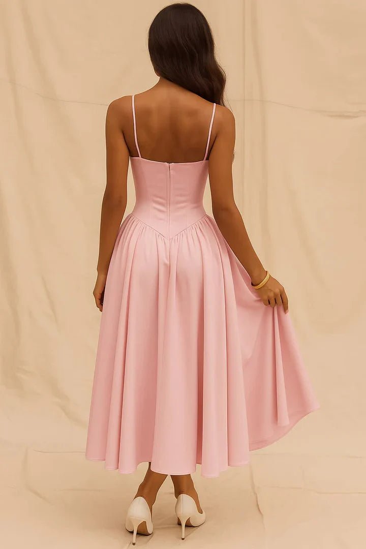 SOERA Isabelle Midi Wedding Guest Dress - Dresses -  Pink S