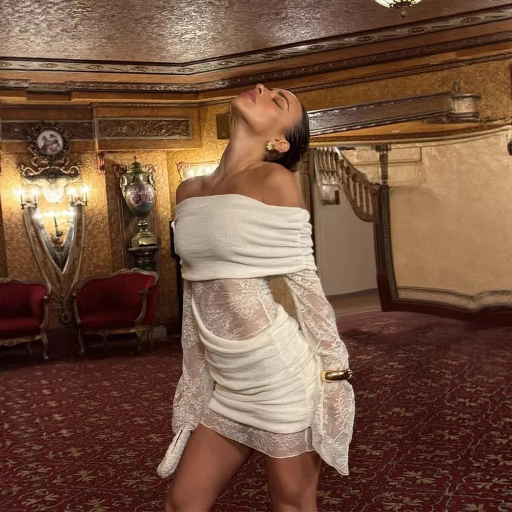 SOERA Keira Off-Shoulder Mini Dress - Dresses - 1005010776190875-;hx1771582047971525160 S
