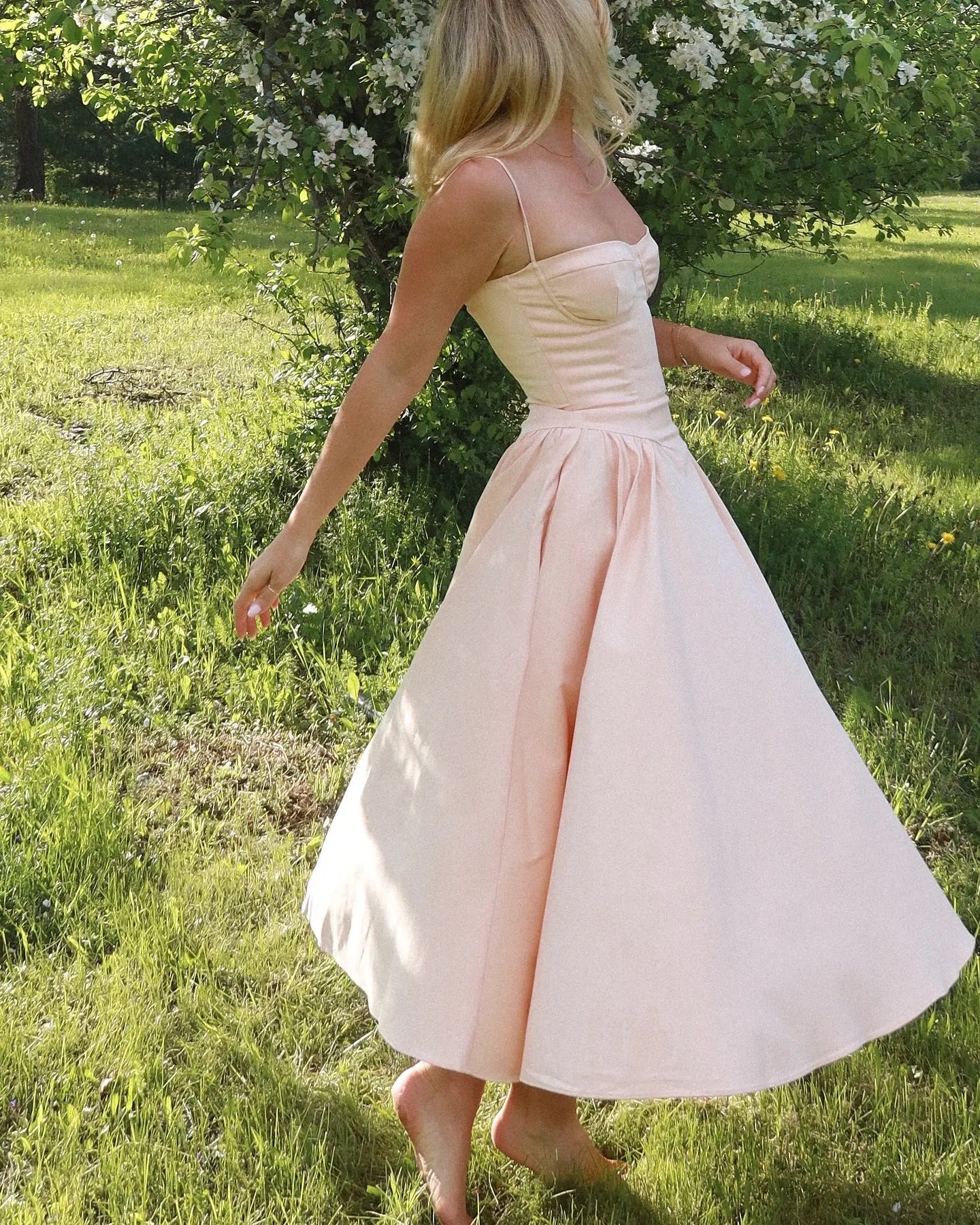 SOERA Myrna Spaghetti Strap Midi Dress - Dresses - 1005009536530102-;QB1775670887853438168 Pink M