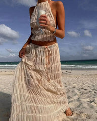 Valerie Two-Piece Set with Frill Details