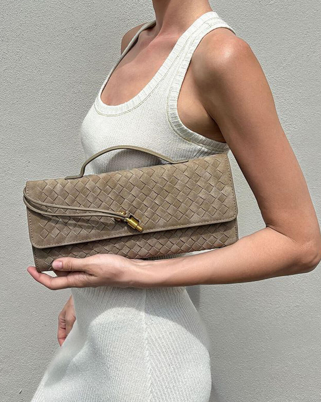Bianca Faux Suede Bag