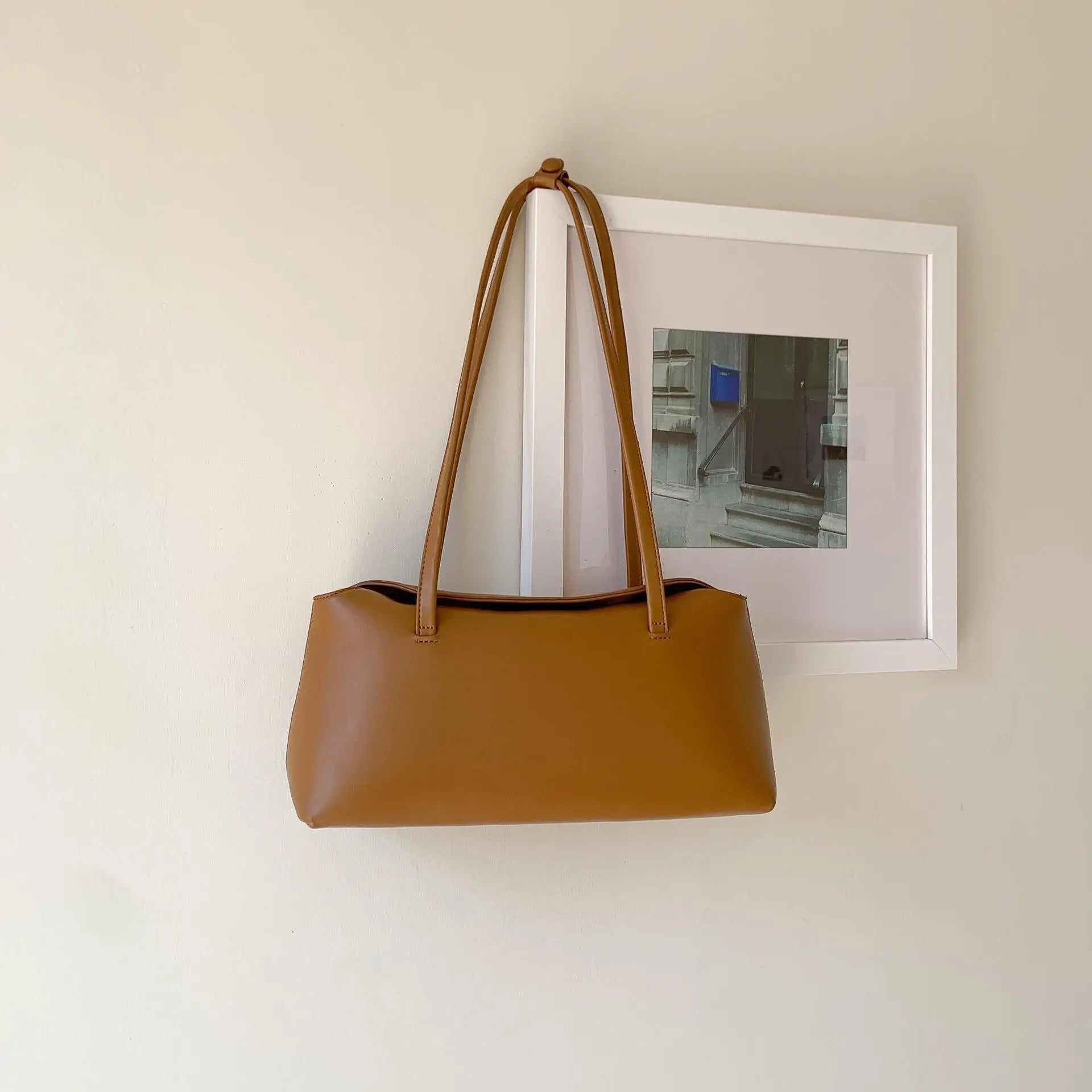 SOERA Cilla Pillow Shoulder Tote Bag - Handbags -  Dark Brown