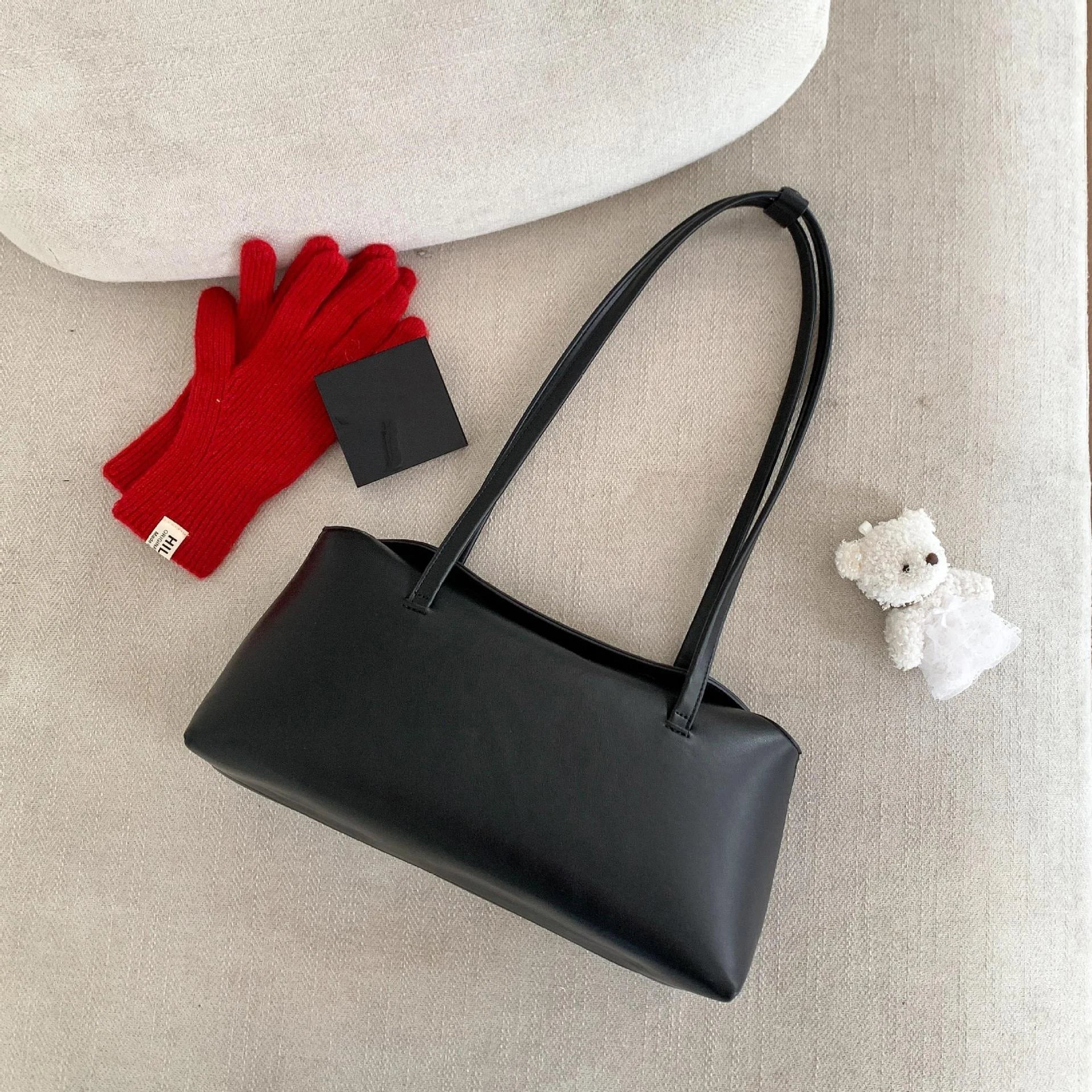 SOERA Cilla Pillow Shoulder Tote Bag - Handbags -  Dark Brown