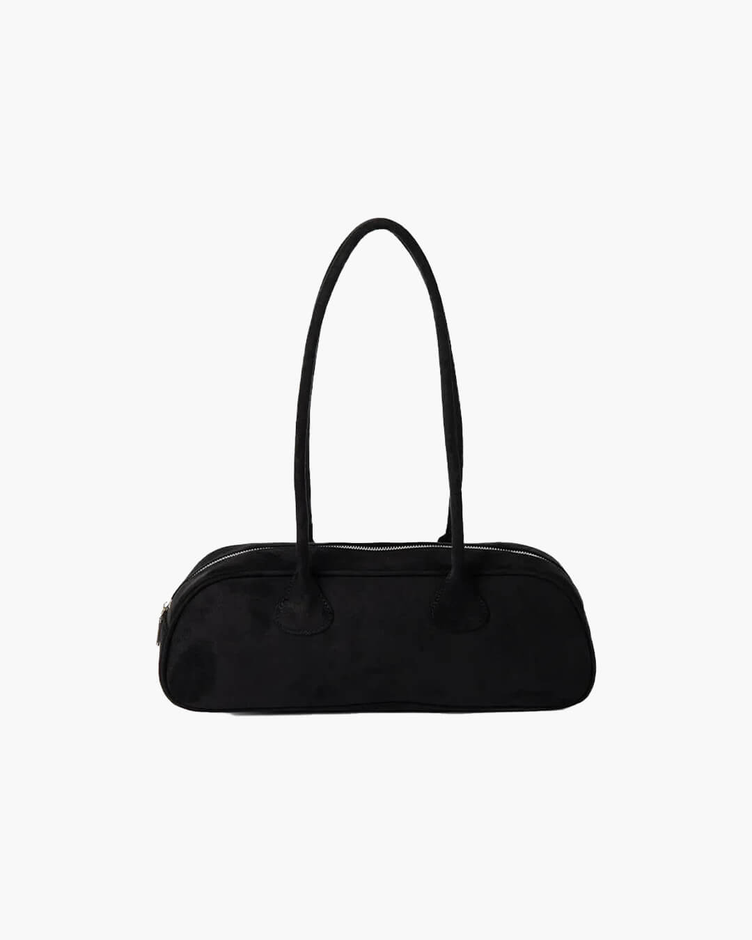 SOERA Pauleen Baguette Suede Bag - Handbags - 3256808620401282-;Cw1763048697264362972 Black
