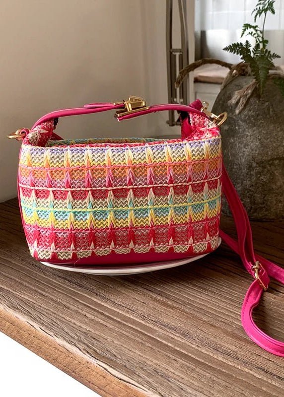 SOERA Raphaela Woven Raffia Sling Bag - Handbags - 1005009607229453-;aq1774869390937316705 Light Blue