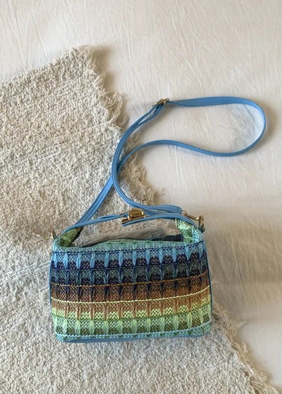 SOERA Raphaela Woven Raffia Sling Bag - Handbags - 1005009607229453-;aq1774869390937316705 Light Blue