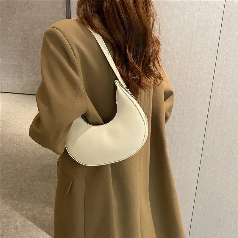 SOERA Tyla Leather Shoulder Bag - Handbags -  Beige Regular