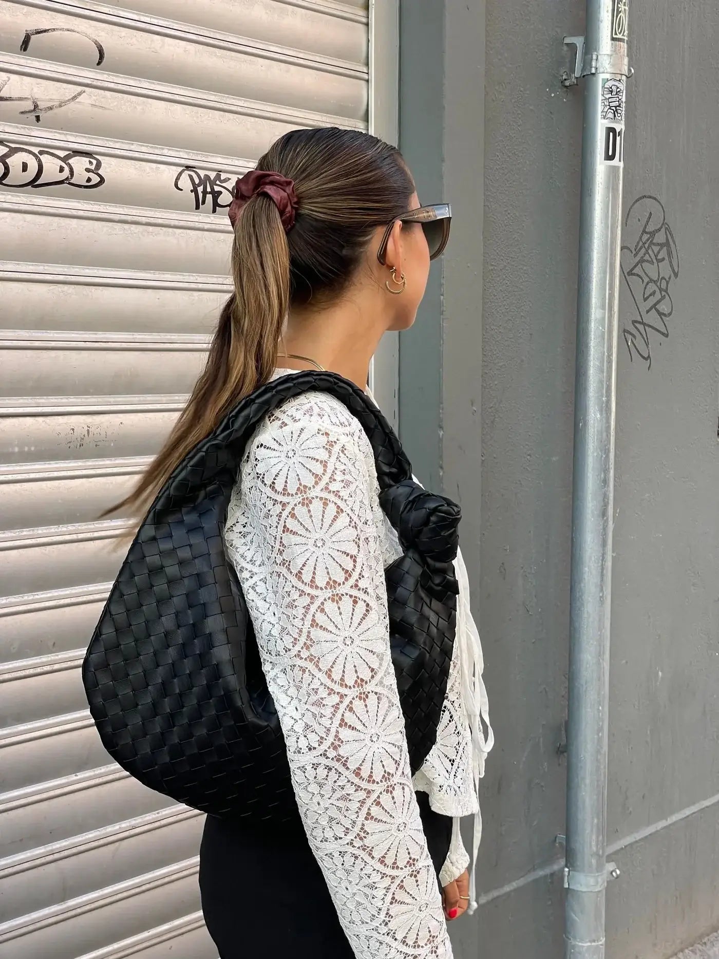 SOERA Woven bag Medium - Handbags - DBAD2-QK170008 Red