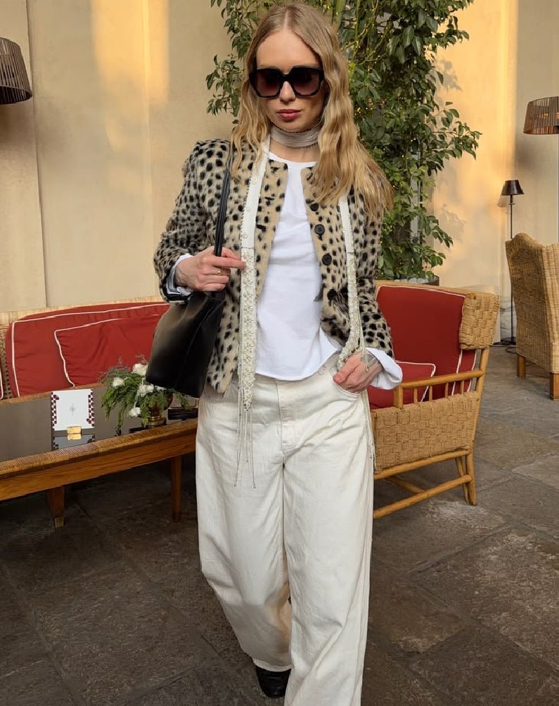SOERA Lily Leopard Faux Fur Cropped Jacket - Jacket - SOERA-153539-PIC-S-02051 S