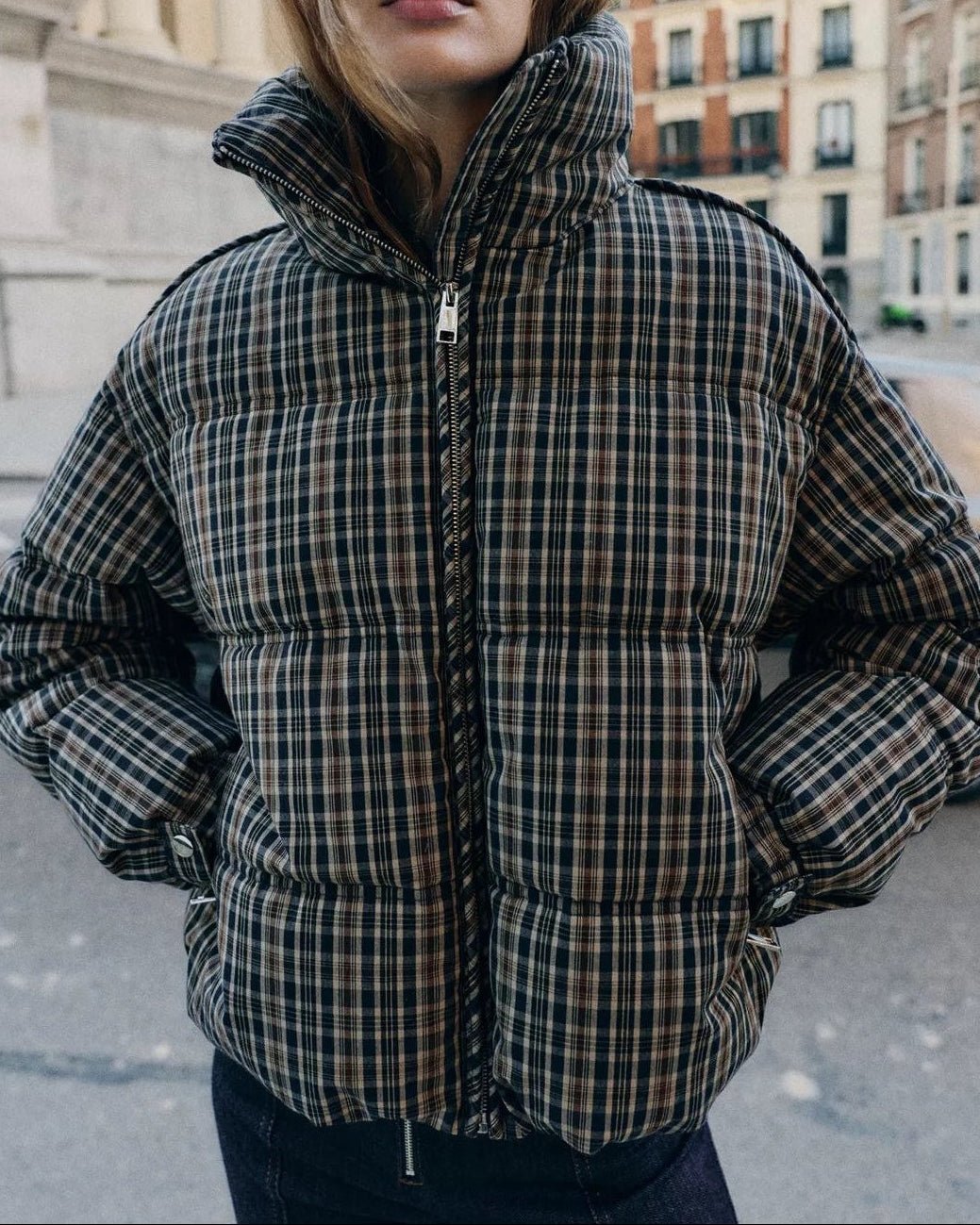 SOERA Monica Plaid Puffer Jacket - Jacket - SOERA-573827-CHE-XS-36675 XS